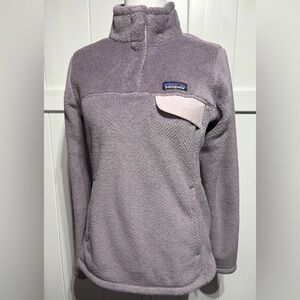 Patagonia light purple Snap-T fleece pullover